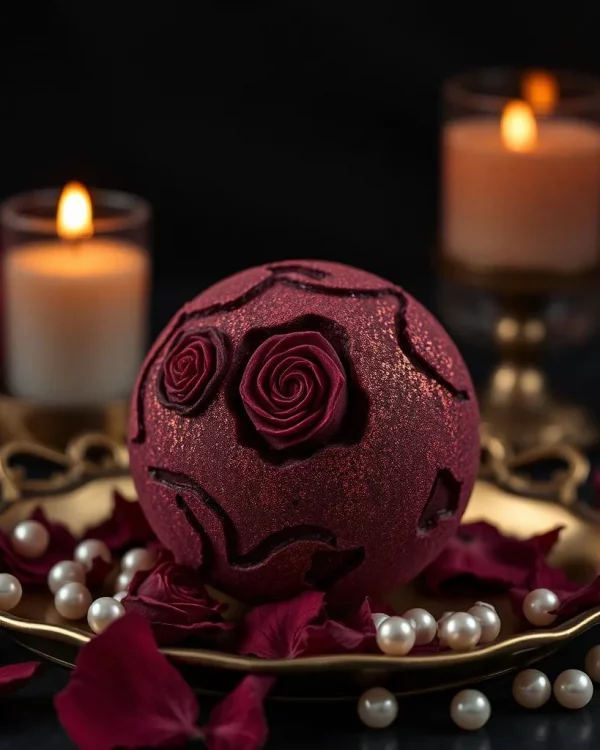 Oxblood Rose Bath Bomb