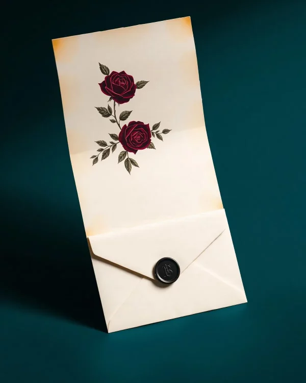 Midnight Botanical Letter Set